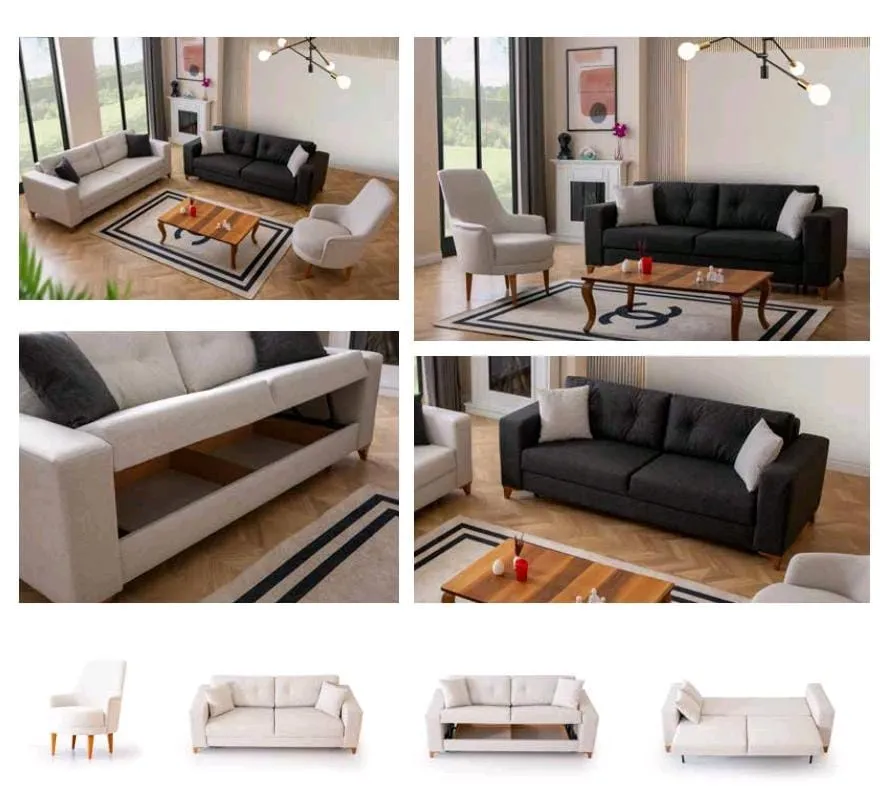 KUMSAL Sofa Set Koltuk Takımı